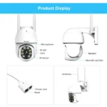 Sricam SP028 1080P HD Outdoor PTZ Camera, Support Two Way Audio / Motion Detection / Humanoid Detection / Color Night Vision / TF Card, US Plug - Image 16