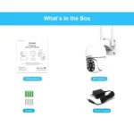 Sricam SP028 1080P HD Outdoor PTZ Camera, Support Two Way Audio / Motion Detection / Humanoid Detection / Color Night Vision / TF Card, US Plug - Image 17