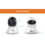 SriHome SH025 2.0 Million Pixels 1080P HD AI Auto-tracking IP Camera, Support Two Way Audio / Motion Tracking / Humanoid Detection / Night Vision / TF Card, AU Plug - Image 15