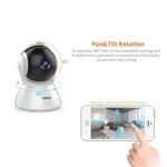SriHome SH025 2.0 Million Pixels 1080P HD AI Auto-tracking IP Camera, Support Two Way Audio / Motion Tracking / Humanoid Detection / Night Vision / TF Card, AU Plug - Image 8