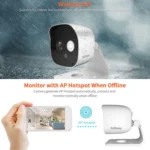 SriHome SH029 3.0 Million Pixels 1296P HD AI Camera, Support Two Way Talk / Motion Detection / Humanoid Detection / Night Vision / TF Card, AU Plug - Image 6