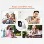 SriHome SH029 3.0 Million Pixels 1296P HD AI Camera, Support Two Way Talk / Motion Detection / Humanoid Detection / Night Vision / TF Card, AU Plug - Image 7