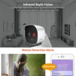 SriHome SH029 3.0 Million Pixels 1296P HD AI Camera, Support Two Way Talk / Motion Detection / Humanoid Detection / Night Vision / TF Card, AU Plug - Image 8
