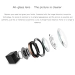 CAMSOY S1 HD 1280 x 720P 140 Degree Wide Angle Wireless WiFi Intelligent Surveillance Camera - Image 3