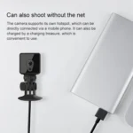 CAMSOY S1 HD 1280 x 720P 140 Degree Wide Angle Wireless WiFi Intelligent Surveillance Camera - Image 6