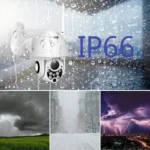 Wireless Surveillance Camera HD PTZ Home Security Outdoor IP66 Waterproof Network Dome Camera, Support Night Vision & Motion Detection & TF Card, US Plug - Image 8