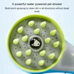 Pet Shower Shower Brush with Non-slip Handle Nozzle - Image 5