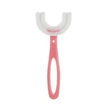 10 PCS U-shaped Children Baby Hand-held Soft Toothbrush Brushing Artifact for 6-12 Years Old, Style: Straight Handle