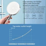 Original Xiaomi Mijia Bath Pressurized Handheld Shower Spray Lotus Head - Image 2