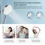 Original Xiaomi Mijia Bath Pressurized Handheld Shower Spray Lotus Head - Image 3