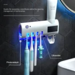 Ultraviolet Toothbrush Sterilizer Bathroom Wall-mounted Toothbrush Holder - Image 5