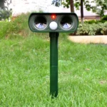 2 PCS Powerful Ultrasonic Solar-powered Animal Repeller With PIR Sensor & Light Sensor, Got the CE / ROHS Certification - Image 7