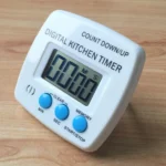 Kitchen Timer Digital Electronic Loud Alarm Magnetic Backing With Holder for Cooking Baking Sports Games Office