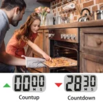 Digital Kitchen Timer Electronic Alarm Magnetic Backing with LCD Display for Cooking Baking Sports Games Office - Image 3