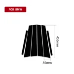 For BMW 5 Series F10 2011-2017 Car B Column Frame Decorative Sticker - Image 2