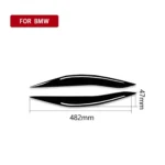 For BMW 5 Series F10 2014-2016 Car Lamp Eyebrow Decorative Sticker,Left and Right Drive Universal - Image 2