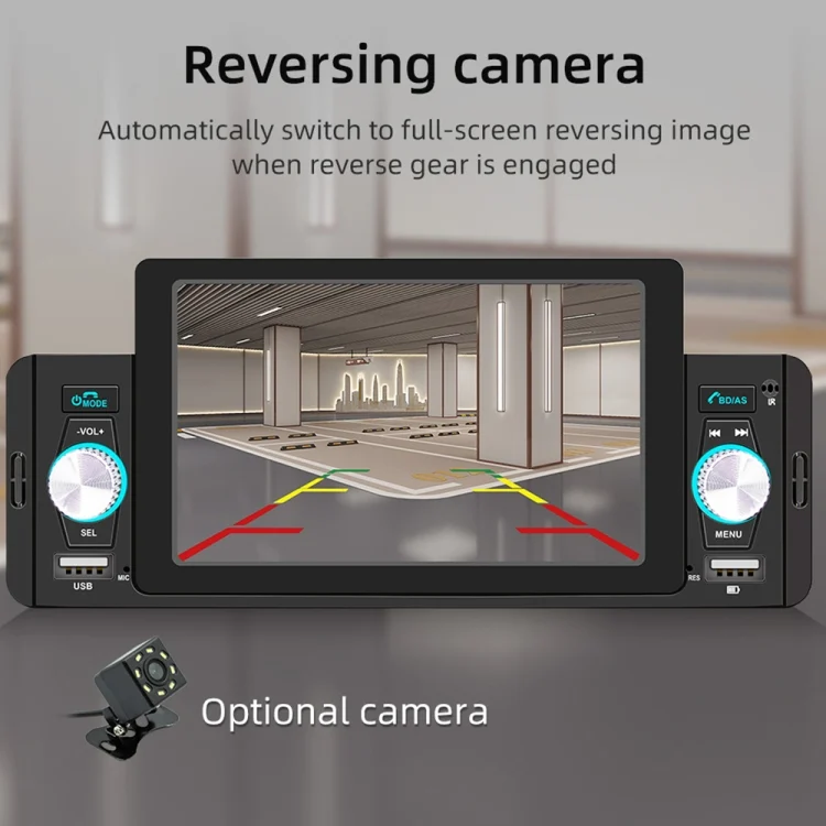 CAR0099_6.webp M160W 5 inch Car Wireless MP5 Player Support Phone Mirror Link / Steering Wheel Control - Image 7