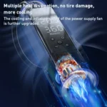 Yesido VC05 Portable Wired Car Mini Inflator Pump - Image 4