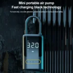 ATJ-8466 Portable Car Tire Air Pump Digital Display Wireless Electric Air Pump, Style: Lithium Battery - Image 2