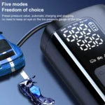 NW06 Multifunctional Portable Car Air Pump Wireless Electric Air Pump - Image 5