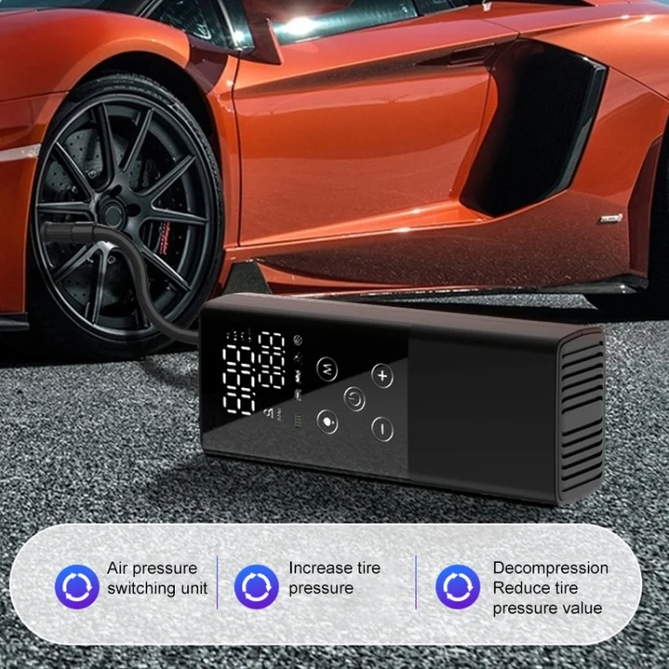 CAR1656_5.webp GP2 Car Portable Mini Touch Wreless Air Pump Smart Electric Air Pump - Image 6