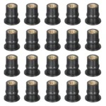 20pcs / 1 Set M5 Universal Motorcycle Windshield Brass Nuts