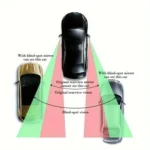3R-091 Car Blind Spot Left Rear View Wide Angle Adjustable Mirror - Image 5