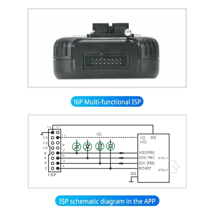 CAR2083_3.webp T48 XGecu TL866-3G V12.01 Car Online Programmer, Standard Version - Image 4