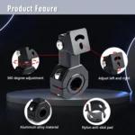 2pcs LT02 Motorcycle Light Universal Bracket - Image 5