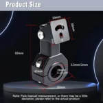 2pcs LT02 Motorcycle Light Universal Bracket - Image 6