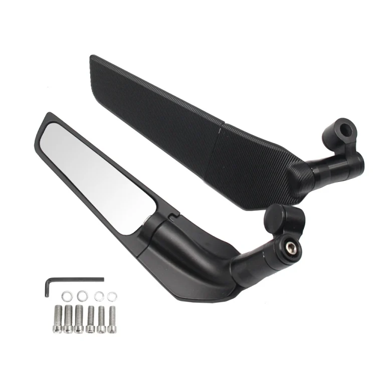 CAR2140B.webp Motorcycle Modification Fixed Wind Wing Rearview Mirror - Image 1