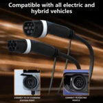 Feyree 480V 16A European Standard New Energy Electric Vehicle Charging Pile Double-ended Extension Cable - Image 4