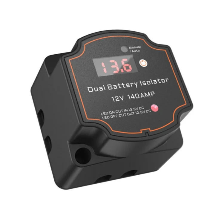 CAR2218_1.webp IP68 12V 140A Car Yacht RV Smart Dual Battery Isolation Controller VSR Digital Display Voltmeter - Image 2