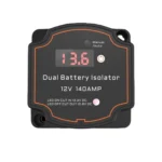 IP68 12V 140A Car Yacht RV Smart Dual Battery Isolation Controller VSR Digital Display Voltmeter - Image 3