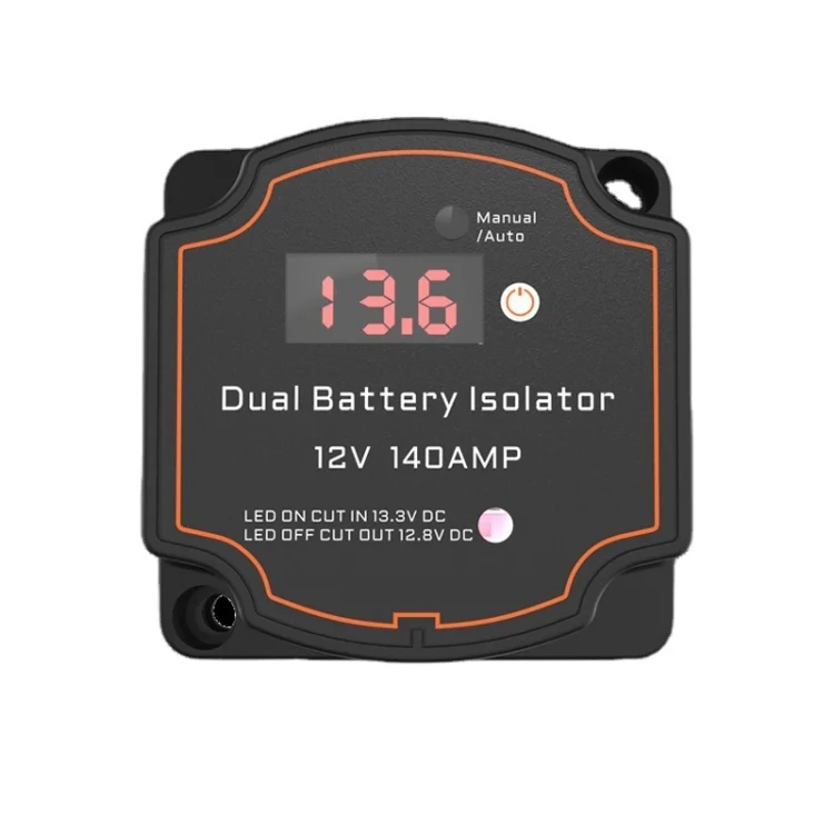 CAR2218_2.webp IP68 12V 140A Car Yacht RV Smart Dual Battery Isolation Controller VSR Digital Display Voltmeter - Image 3