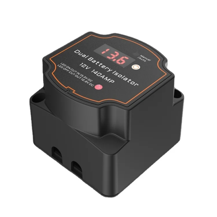 CAR2218_3.webp IP68 12V 140A Car Yacht RV Smart Dual Battery Isolation Controller VSR Digital Display Voltmeter - Image 4