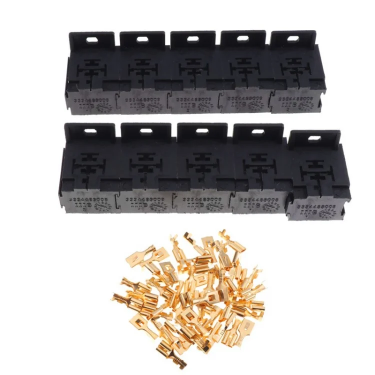 CAR2227_1.webp 30A-80A Relay Base Holder 5-pin Socket with 50 Pieces Terminals - Image 2