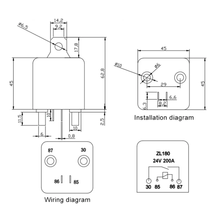 CAR2229_6.webp 24V 200A Car Start Relay with Accessories - Image 7