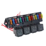 Car 15-way Fuse Box with 4-way 12V 40A Relay - Image 2