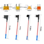 20 in 1 Car Blade Fuse Holder Kits with Cable - Image 2