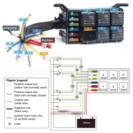 24V 5 Pin Car 6 Slots Waterproof Relay Fuse Box with Cable - Image 8