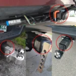 CP-3015 5 in 1 Car 2 inch Trailer Hitch Receiver Silencer Pad - Image 6