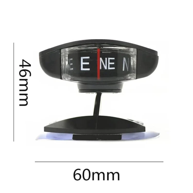 CAR2324_1.webp LC35 Vehicle Compass Car Ornament with Suction Cup & Sticker - Image 2