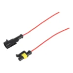 10pcs 1P Car Waterproof Plug Car Connector Plug-In, Length：10cm - Image 2