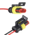 10pcs 2P Car Waterproof Plug Car Connector Plug-In, Length：10cm - Image 4