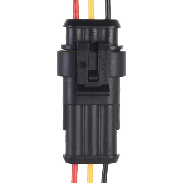 CAR2334_5.webp 10pcs 3P Car Waterproof Plug Car Connector Plug-In, Length:10cm - Image 6
