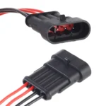 10pcs 4P Car Waterproof Plug Car Connector Plug-In, Length:10cm - Image 5