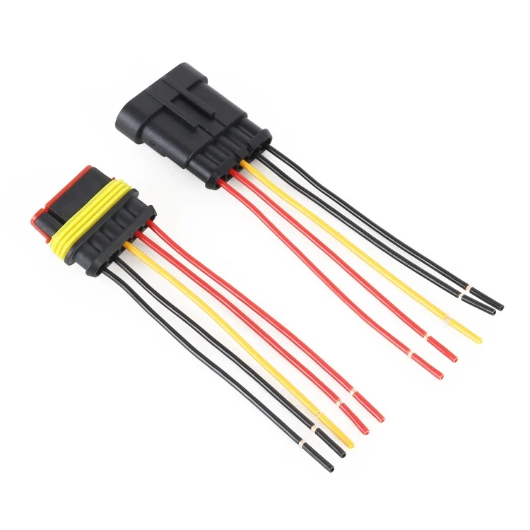 CAR2336_2.webp 10pcs 5P Car Waterproof Plug Car Connector Plug-In, Length:10cm - Image 3