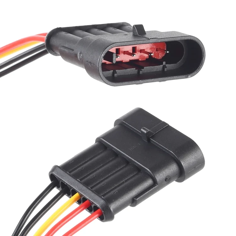 CAR2336_4.webp 10pcs 5P Car Waterproof Plug Car Connector Plug-In, Length:10cm - Image 5