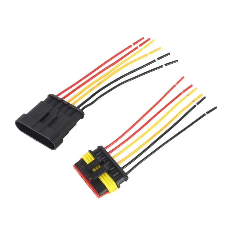 CAR2337_1.webp 10pcs 6P Car Waterproof Plug Car Connector Plug-In, Length:10cm - Image 2